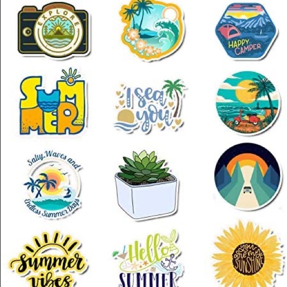 Nature camping stickers VSCO laptop hydro flask - Picture 16 of 16